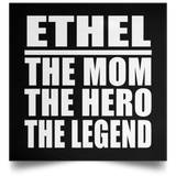 Ethel The Mom The Hero The Legend - Poster Square