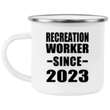Recreation Worker Since 2023 - 12oz Camping Mug