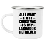 All I Want For Christmas Is My Labrador Retriever - 12oz Camping Mug