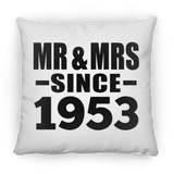 71st Anniversary Mr & Mrs Since 1953 - Throw Pillow