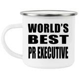 World's Best PR Executive - 12oz Camping Mug