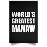 World's Greatest Mamaw - Poster Portrait