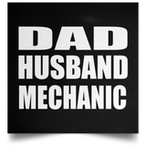 Dad Husband Mechanic - Poster Square