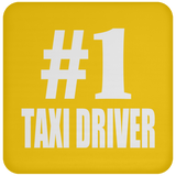 Number One #1 Taxi Driver - Drink Coaster