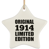 110th Birthday Original 1914 Limited Edition - Star Ornament