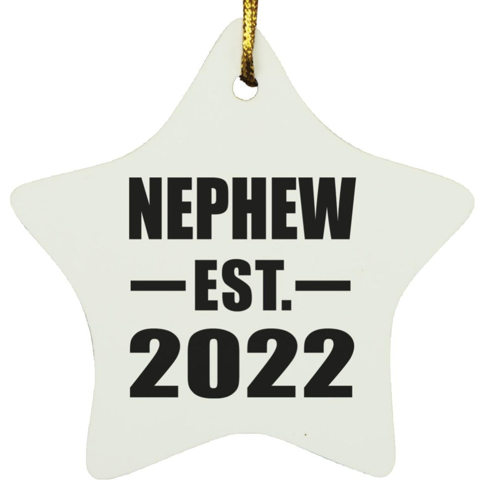 Nephew Established EST. 2022 - Star Ornament
