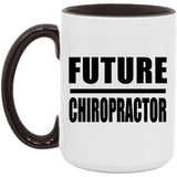 Future Chiropractor - 15oz Accent Mug Black