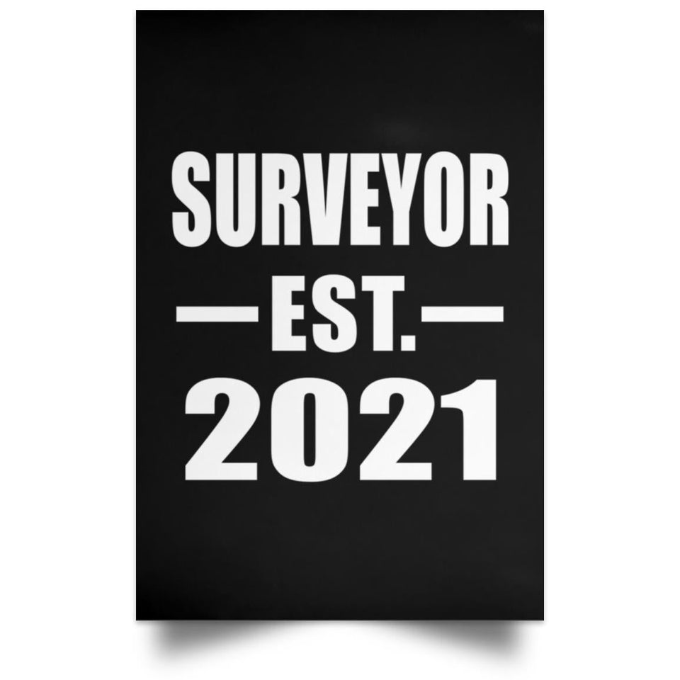 Surveyor Established EST. 2021 - Poster Portrait