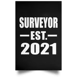 Surveyor Established EST. 2021 - Poster Portrait