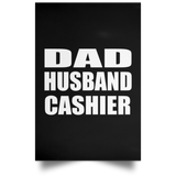 Dad Husband Cashier - Poster Portrait