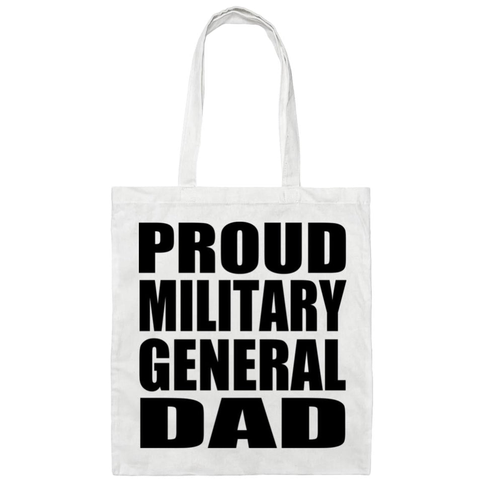 Proud Military General Dad - Tote Bag White