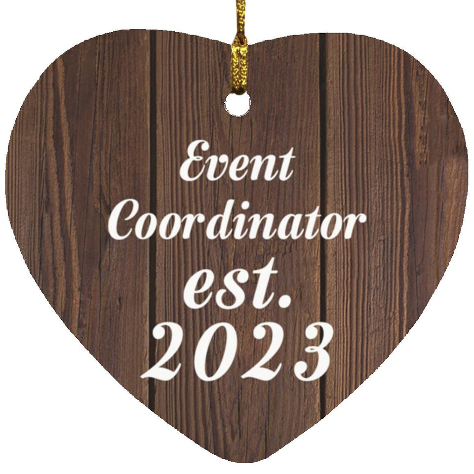 Event Coordinator Established Est. 2023 - Heart Ornament D