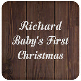 Richard Baby's First Christmas - Drink Coaster D