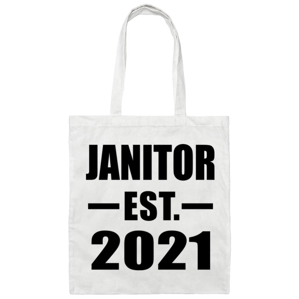 Janitor Established EST. 2021 - Tote Bag White