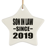 Son In Law Since 2019 - Star Ornament