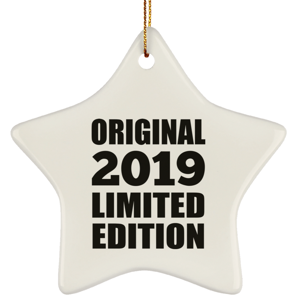 5th Birthday Original 2019 Limited Edition - Star Ornament