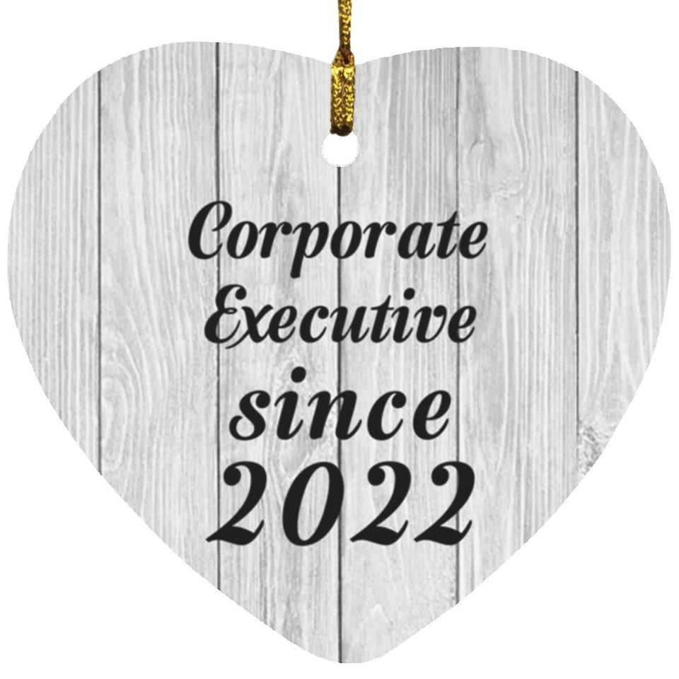 Corporate Executive Since 2022 - Heart Ornament F