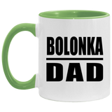 Bolonka Dad - 11oz Accent Mug Green