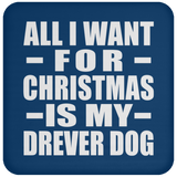 All I Want For Christmas Is My Drever Dog - Coaster