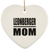 Leonberger Mom - Heart Ornament
