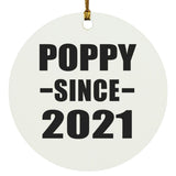 Poppy Since 2021 - Circle Ornament