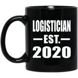Logistician Established EST. 2020 - 11oz Coffee Mug Black