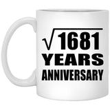 41st Anniversary Square Root of 1681 Years Anniversary - 11oz Coffee Mug