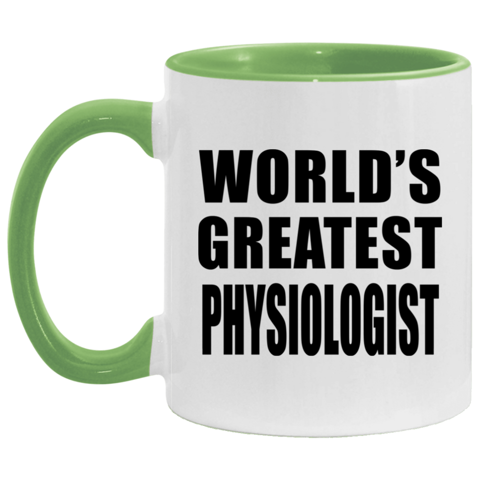 World's Greatest Physiologist - 11oz Accent Mug Green