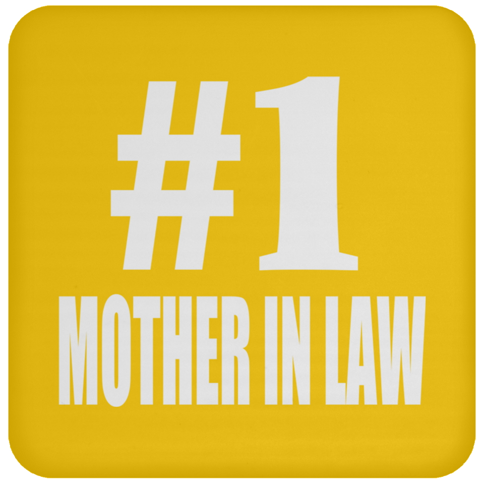 Number One #1 Mother In Law - Drink Coaster