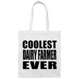 Coolest Dairy Farmer Ever - Tote Bag White