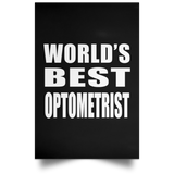 World's Best Optometrist - Poster Portrait