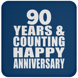 Happy 90th Anniversary 90 Years & Counting - Drink Coaster