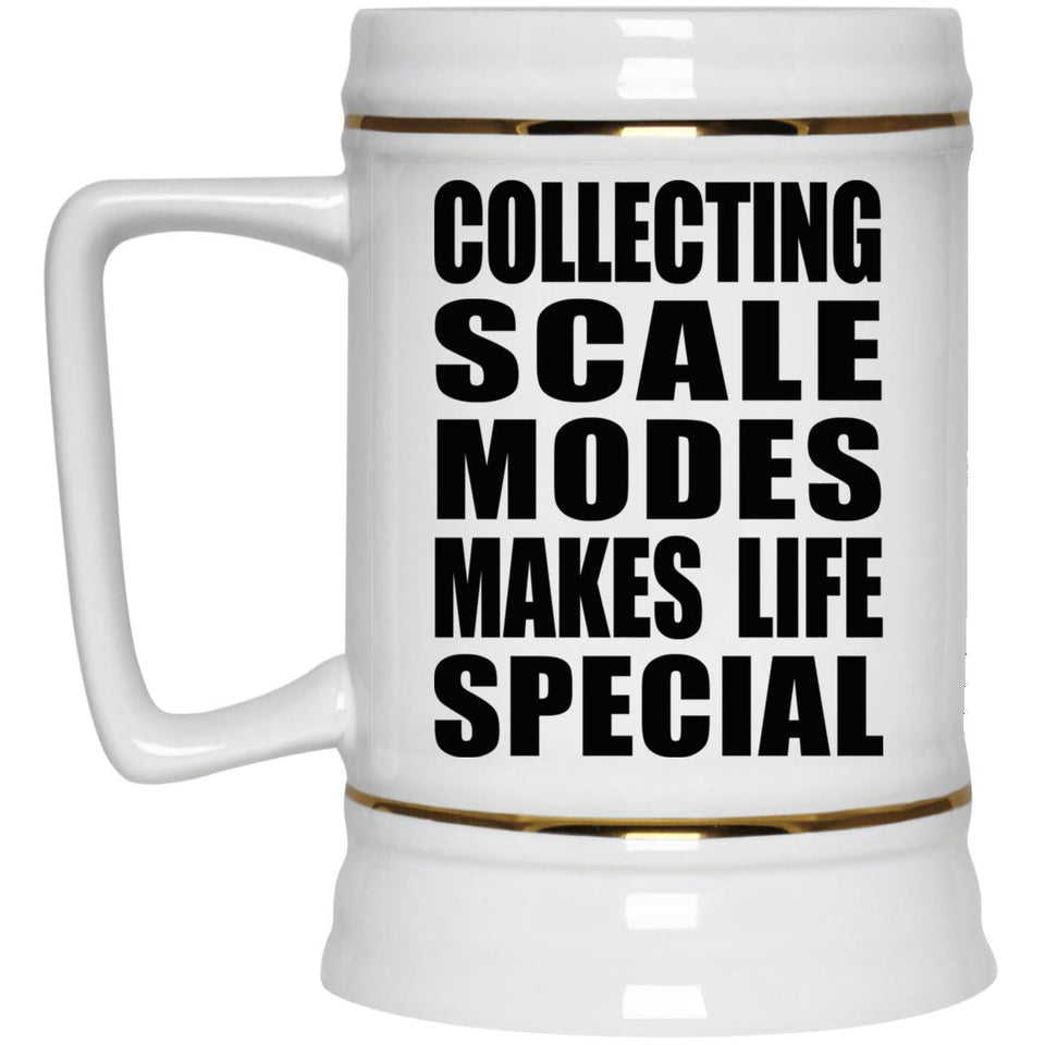Collecting Scale Modes Makes Life Special - Beer Stein