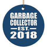 Garbage Collector Established EST. 2018 - Circle Ornament