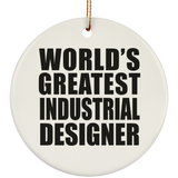 World's Greatest Industrial Designer - Circle Ornament