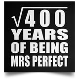 20th Anniversary Square Root of 400 Years of Mrs Perfect - Poster Square