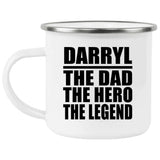 Darryl The Dad The Hero The Legend - 12oz Camping Mug