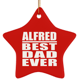 Alfred Best Dad Ever - Star Ornament