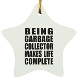 Being Garbage Collector Makes Life Complete - Star Ornament