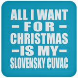 All I Want For Christmas Is My Slovensky Cuvac - Coaster