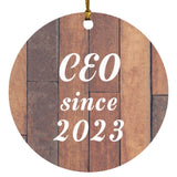 CEO Since 2023 - Circle Ornament E