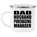 Dad Husband Purchasing Manager - 12oz Camping Mug