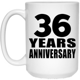 36th Anniversary 36 Years - 15 Oz Coffee Mug