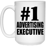 Number One #1 Advertising Executive - 15 Oz Coffee Mug