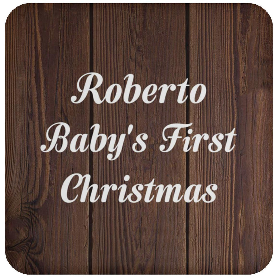 Roberto Baby's First Christmas - Drink Coaster D