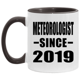 Meteorologist Since 2019 - 11oz Accent Mug Black