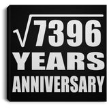 86th Anniversary Square Root of 7396 Years Anniversary - Canvas Square