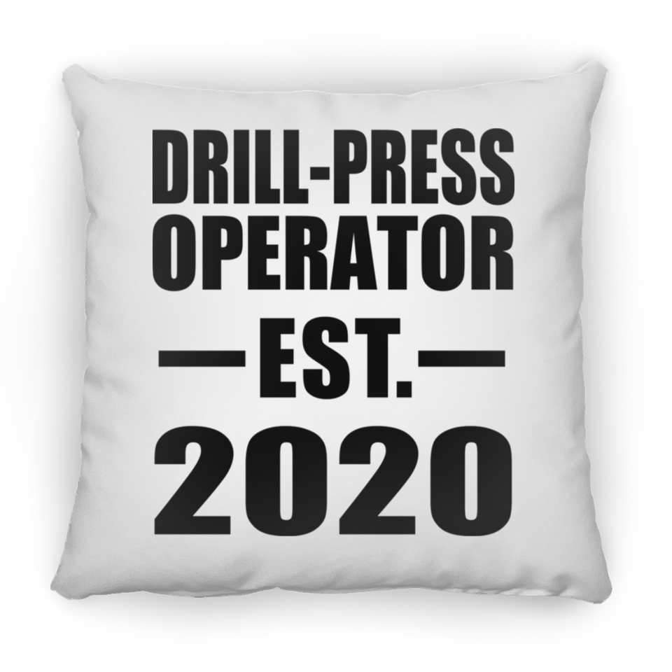 Drill-Press Operator Established EST. 2020 - Throw Pillow