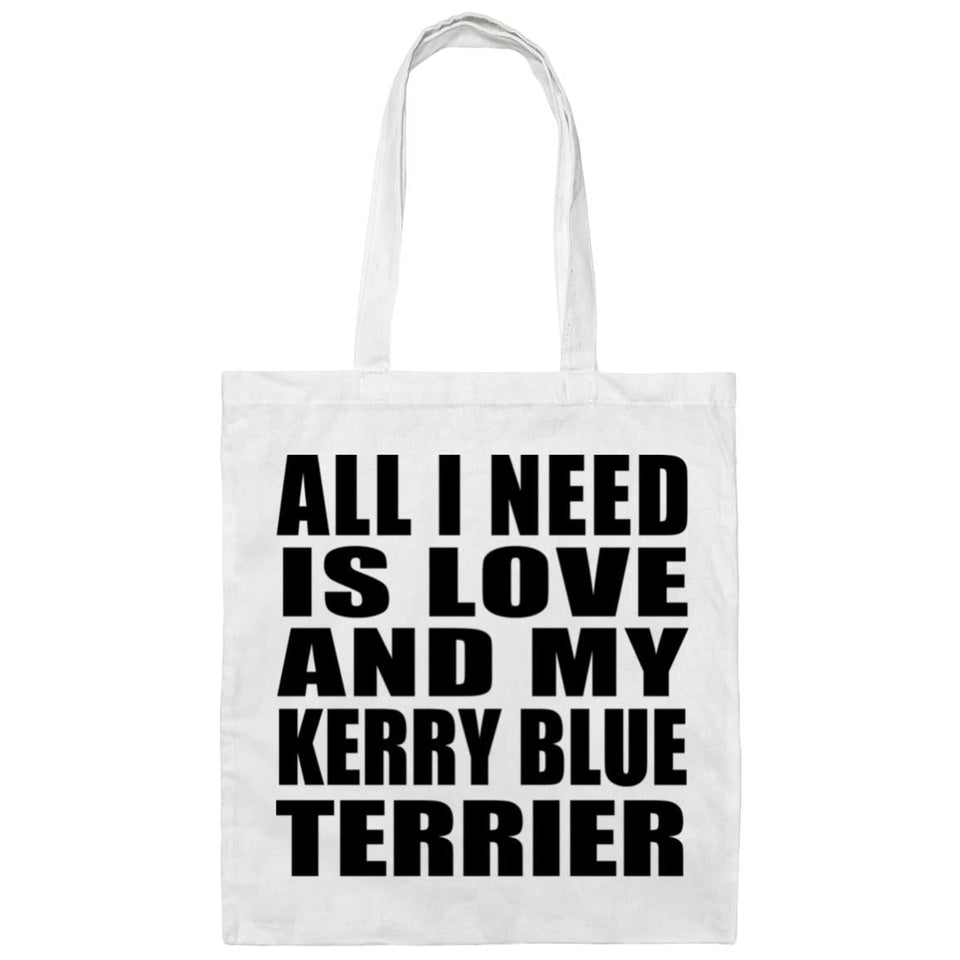 All I Need Is Love And My Kerry Blue Terrier - Tote Bag White
