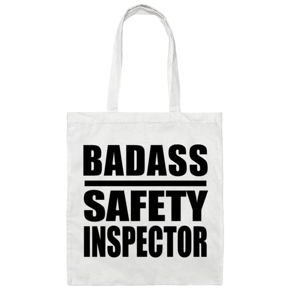 Badass Safety Inspector - Tote Bag White
